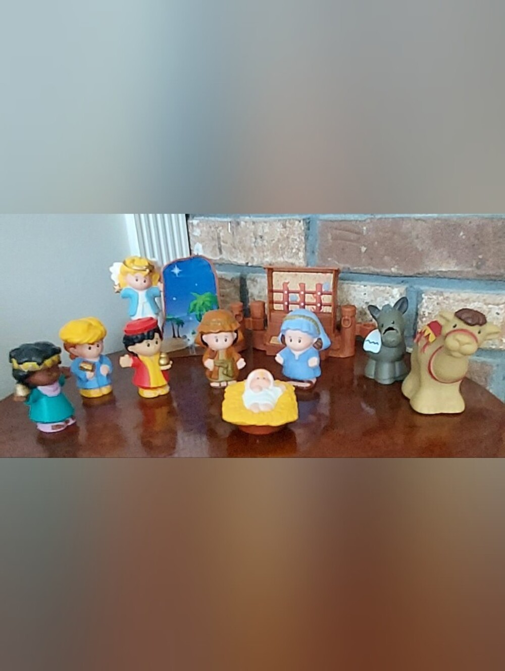 Fisher Price Little People Nativity Scene 10 Piece Lot Replacement READ